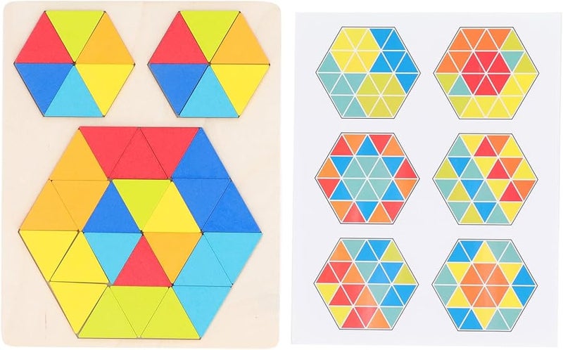 أحجية خشبية بأشكال هندسية - لعبة تعليمية لتنمية المهارات المكانية للأطفال - Image 5